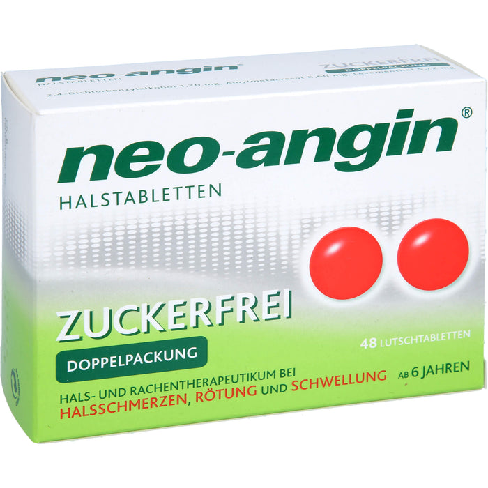 neo-angin Halstabletten zuckerfrei, 48 pc Tablettes