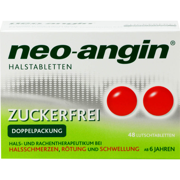 neo-angin Halstabletten zuckerfrei, 48 pc Tablettes