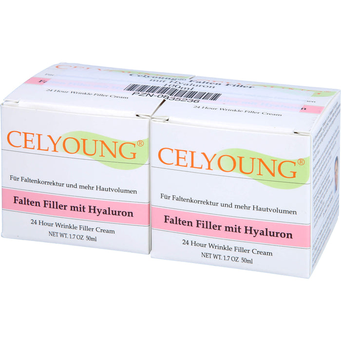 CELYOUNG Faltenfiller mit Hyaluron, 100 ml Creme