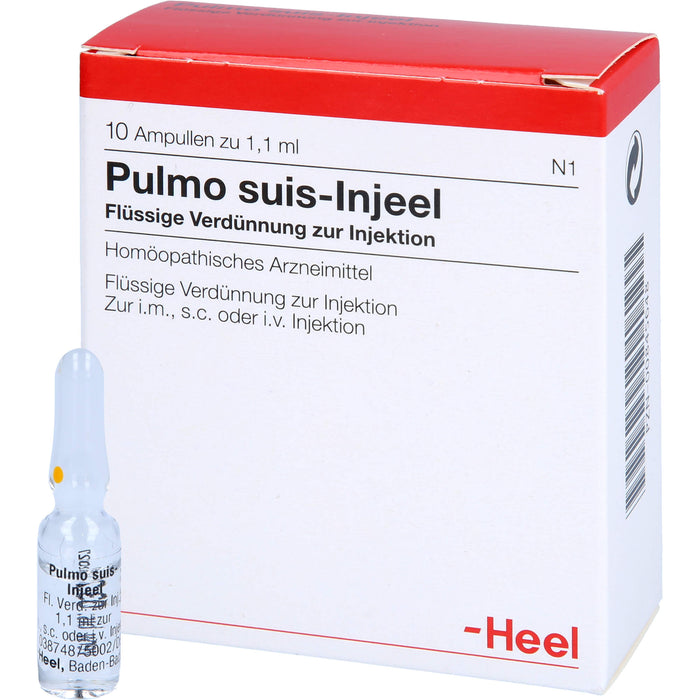 Heel Pulmo suis-Injeel flüssige Verdünnung zur Injektion, 10 pcs. Ampoules