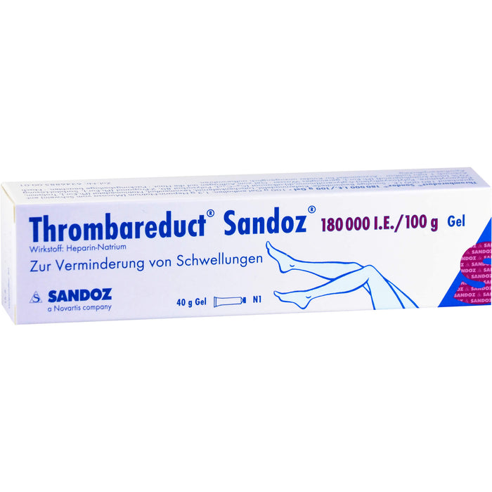 Thrombareduct Sandoz 180.000 I.E. Gel, 40 g Gel