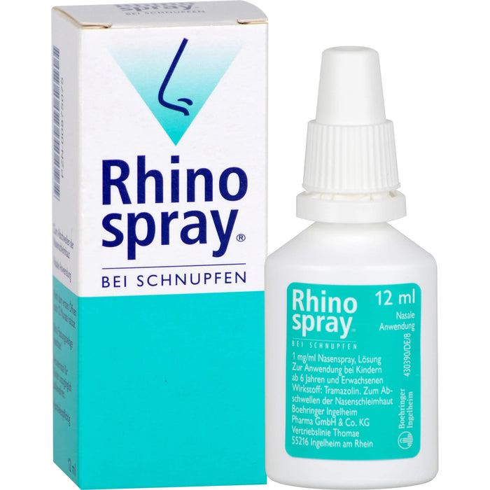 Rhinospray Nasenspray bei Schnupfen, 12 ml Lösung