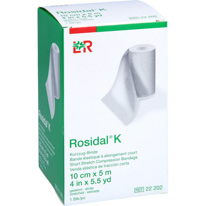 Rosidal K Kurzzugbinde 10 cm x 5 m, 1 pcs. Bandage