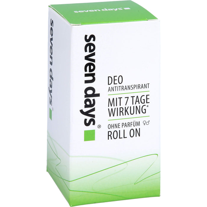 seven days Antitranspirant Deo Roller, 50 ml Roll-On