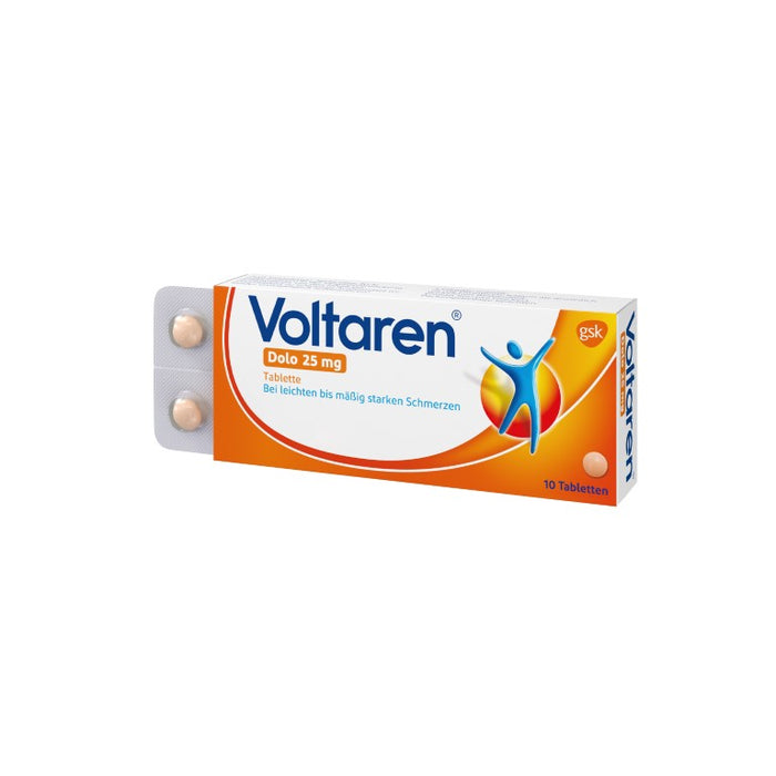 Voltaren Dolo 25 mg Tabletten, 10 pc Tablettes