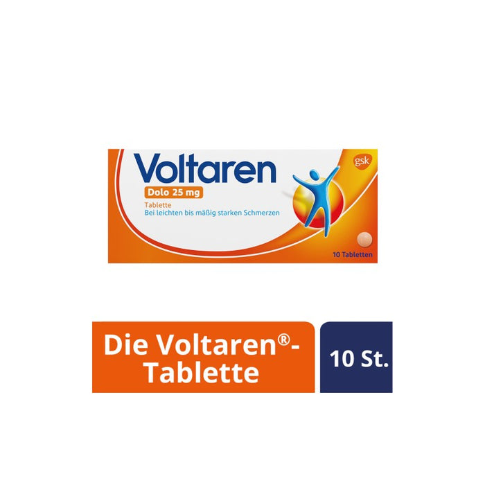 Voltaren Dolo 25 mg Tabletten, 10 St. Tabletten