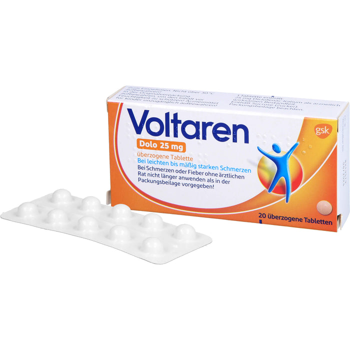 Voltaren Dolo 25 mg Tabletten, 20 pc Tablettes