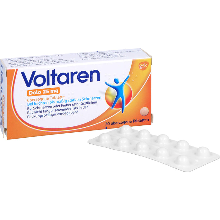 Voltaren Dolo 25 mg Tabletten, 20 pcs. Tablets