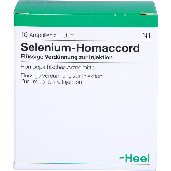 Selenium-Homaccord Inj.-Lsg., 10 pcs. Ampoules