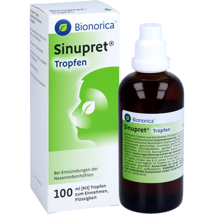 Sinupret Tropfen, 100 ml Solution