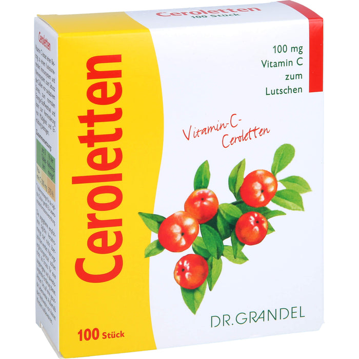 DR. GRANDEL Ceroletten Lutschtabletten, 100 pc Tablettes