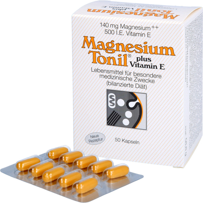 Magnesium Tonil plus Vitamin E Kapseln, 50 St. Kapseln