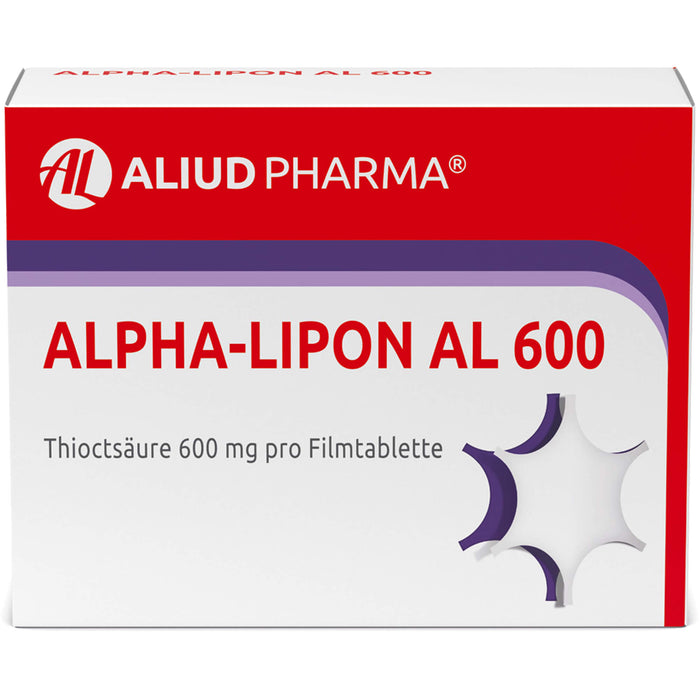 Alpha-Lipon AL 600 Filmtabletten bei Empfindungsstörungen an Armen und Beinen, 60 pcs. Tablets