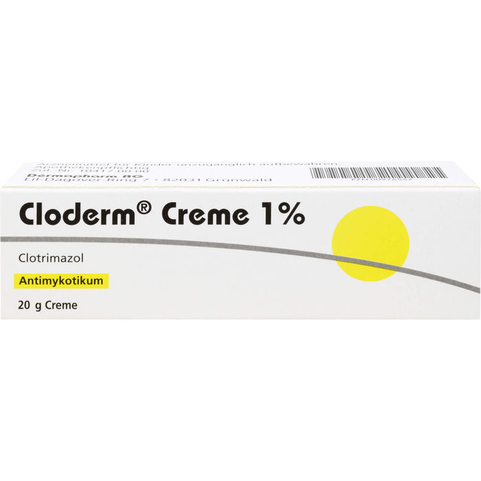 Cloderm Creme 1% Antimykotikum, 20 g Crème