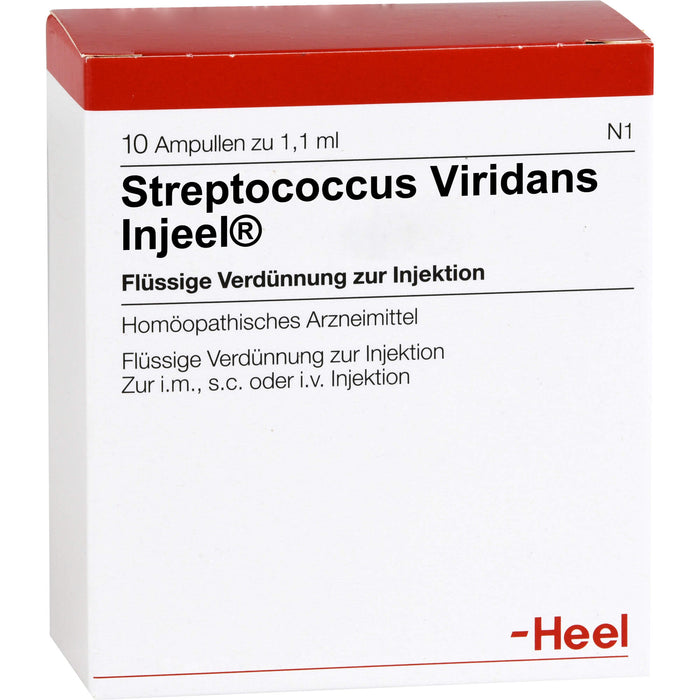 Streptococcus Viridans Injeel Amp., 10 St. Ampullen