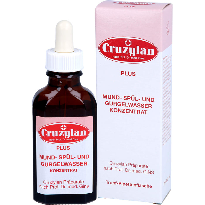 Cruzylan Plus Mund- Spül u.Gurgelwasserkonz.Pip Fl, 50 ml Solution