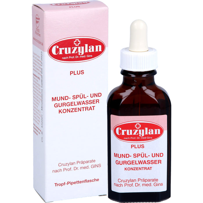 Cruzylan Plus Mund- Spül u.Gurgelwasserkonz.Pip Fl, 50 ml Solution