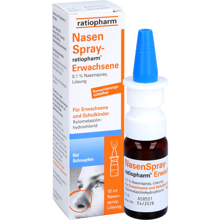 NasenSpray-ratiopharm Erwachsene, 10 ml Solution