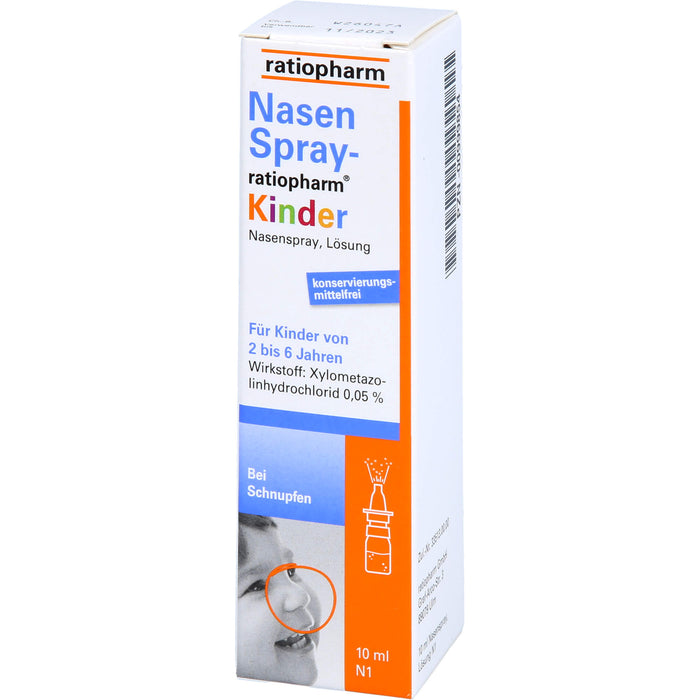 NasenSpray-ratiopharm Kinder, 10 ml Lösung