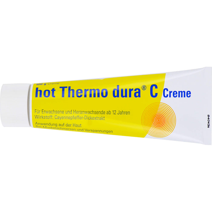 hot Thermo dura C Creme bei Muskelschmerzen und Verspannungen, 100 g Crème