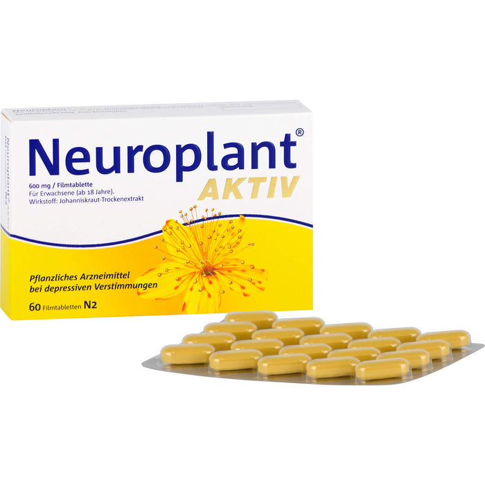 Neuroplant aktiv Filmtabletten bei depressiven Verstimmungen, 60 St. Tabletten