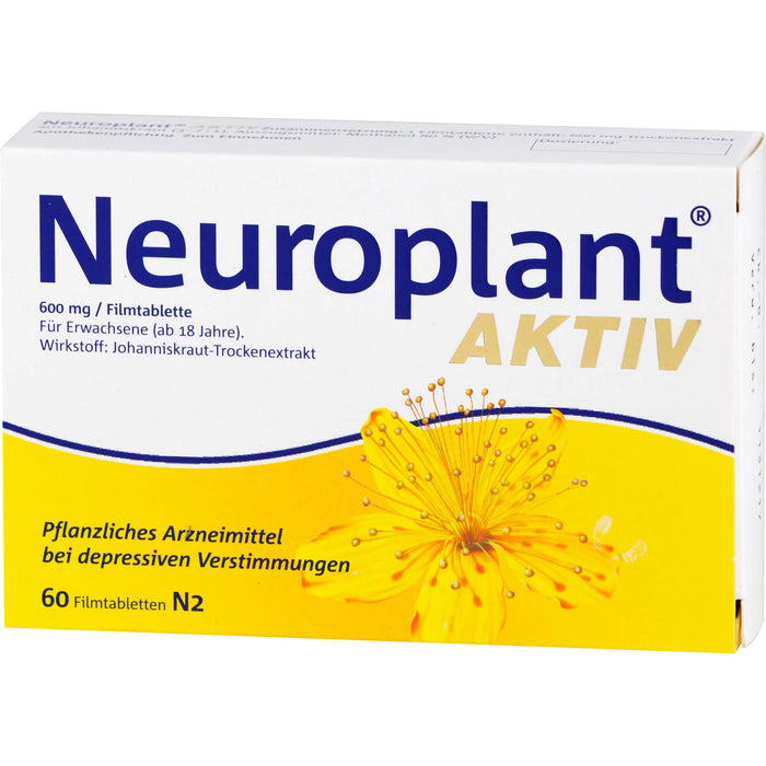 Neuroplant aktiv Filmtabletten bei depressiven Verstimmungen, 60 pcs. Tablets