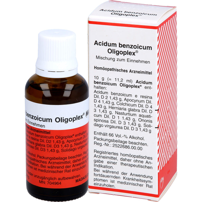 Acidum benzoicum Oligoplex, Mischung, 50 ml LIQ