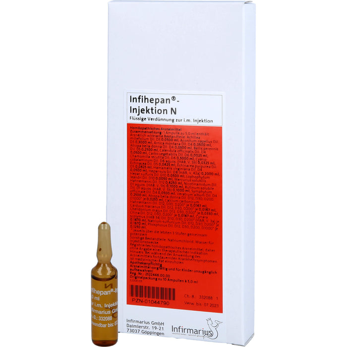 Infihepan Injektion N flüssige Verdünnung, 10 pcs. Ampoules