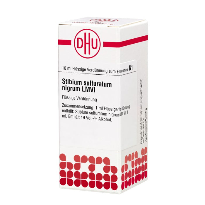 Stibium sulfuratum nigrum LM VI DHU Dilution, 10 ml Lösung