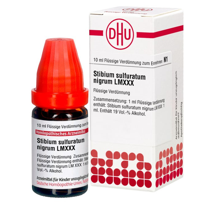 Stibium sulfuratum nigrum LM XXX DHU Dilution, 10 ml Lösung