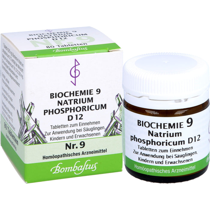 Biochemie 9 Natrium phosphoricum Bombastus D12 Tbl., 80 St TAB