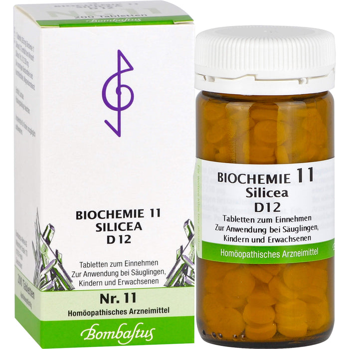 Biochemie 11 Silicea Bombastus D12 Tbl., 200 St TAB