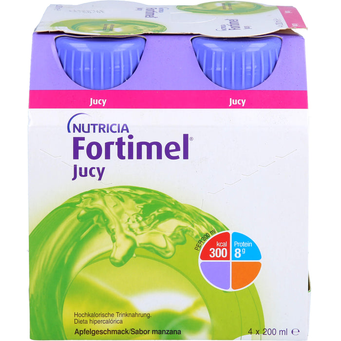 NUTRICIA Fortimel Jucy Trinknahrung mit Apfelgeschmack, 800 ml Solution