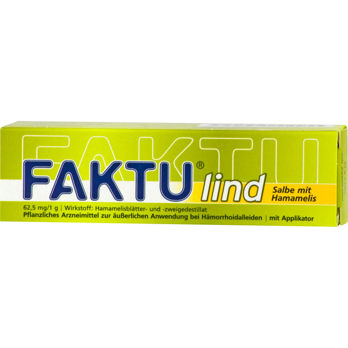 FAKTU lind Salbe mit Hamamelis, 25 g Ointment