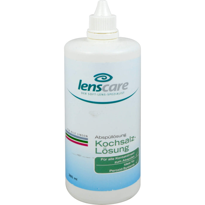 Lenscare Kochsalzlösung, 380 ml Lösung