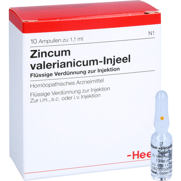 Zincum valerianicum Injeel flüssige Verdünnung, 10 pc Ampoules