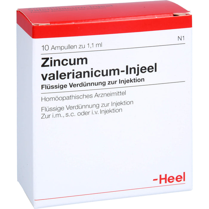 Zincum valerianicum Injeel flüssige Verdünnung, 10 pcs. Ampoules