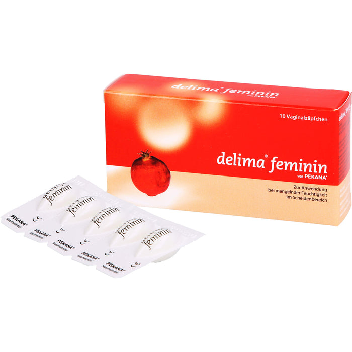 PEKANA delima feminin Vaginalzäpfchen, 10 pc Suppositoires