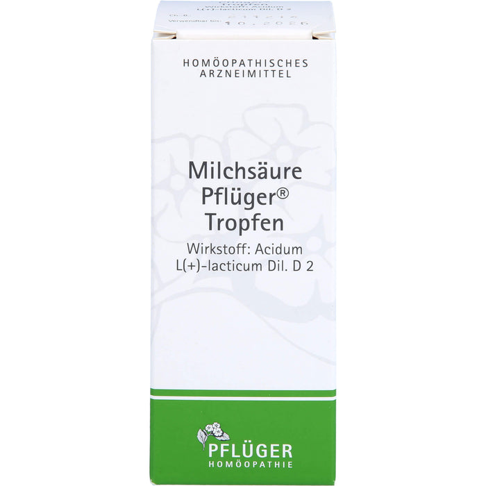 Milchsäure Pflüger Tropfen, 100 ml Lösung