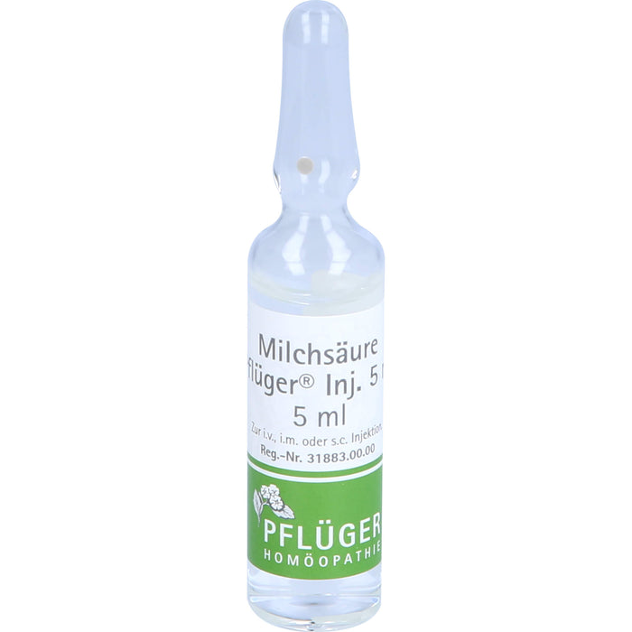 Milchsäure Pflüger Inj. 5 ml, 10 St ILO