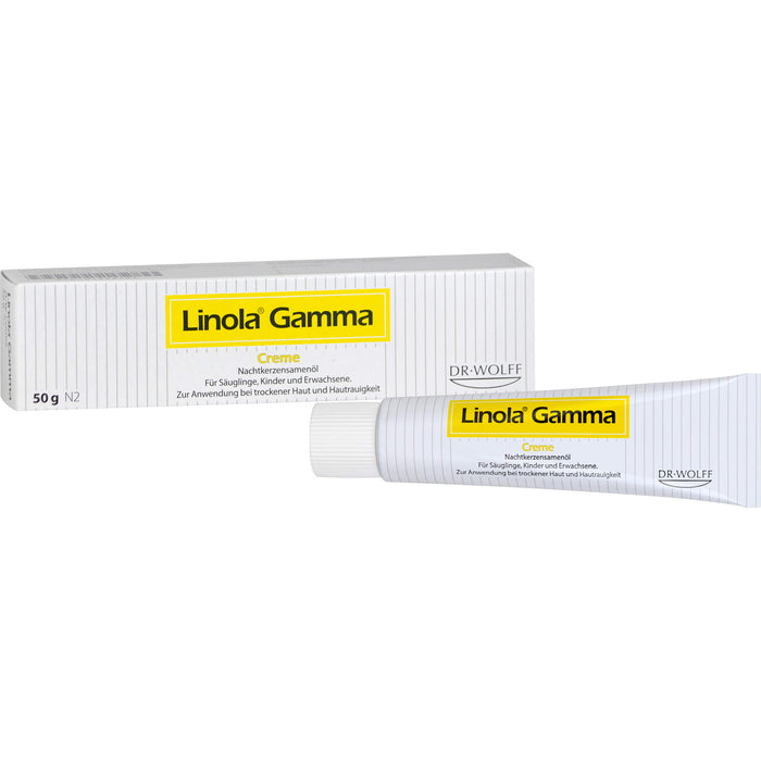 Linola Gamma Creme zur Anwendung bei trockener Haut und Hautrauigkeit, 50 g Crème