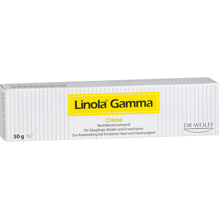 Linola Gamma Creme zur Anwendung bei trockener Haut und Hautrauigkeit, 50 g Crème