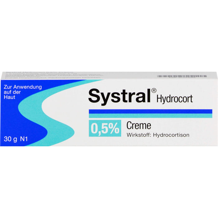 Systral Hydrocort 0.5% Creme bei allergischen & entzündlichen Hauterkrankungen, 30 g Crème