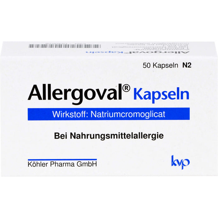 Allergoval Kapseln bei Nahrungsmittelallergie, 50 pc Capsules