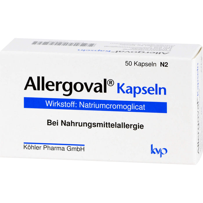 Allergoval Kapseln bei Nahrungsmittelallergie, 50 pc Capsules