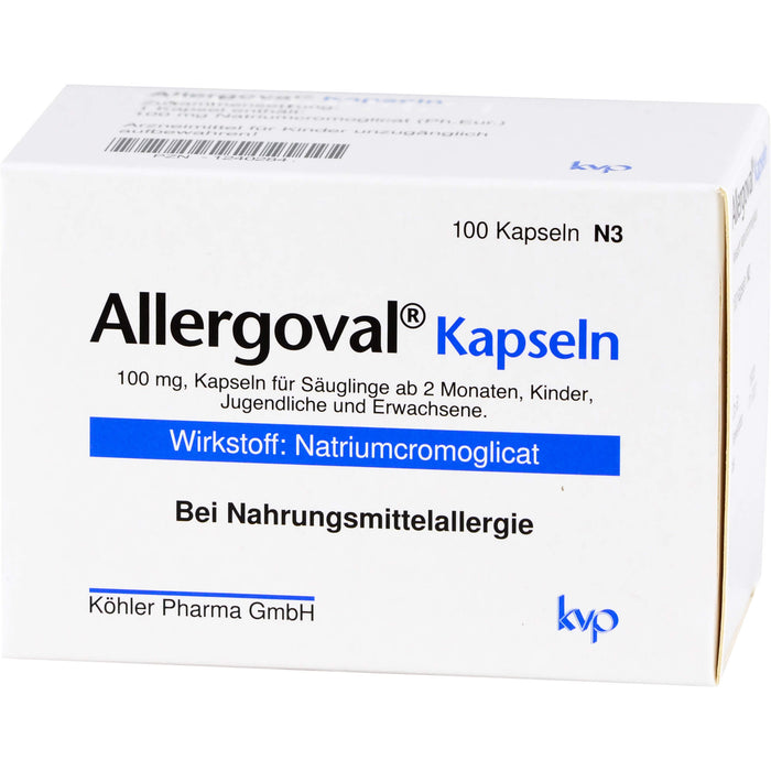 Allergoval Kapseln bei Nahrungsmittelallergie, 100 pcs. Capsules