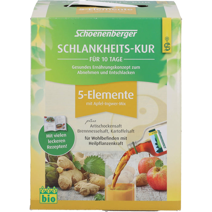 Schlankheits-Kur 5 Elemente Schoenenberger, 1 P SAF