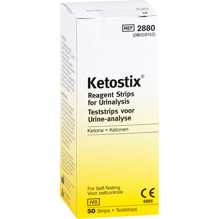 Ketostix Keton-Teststreifen zur Harnanalyse, 50 pcs. Test strips