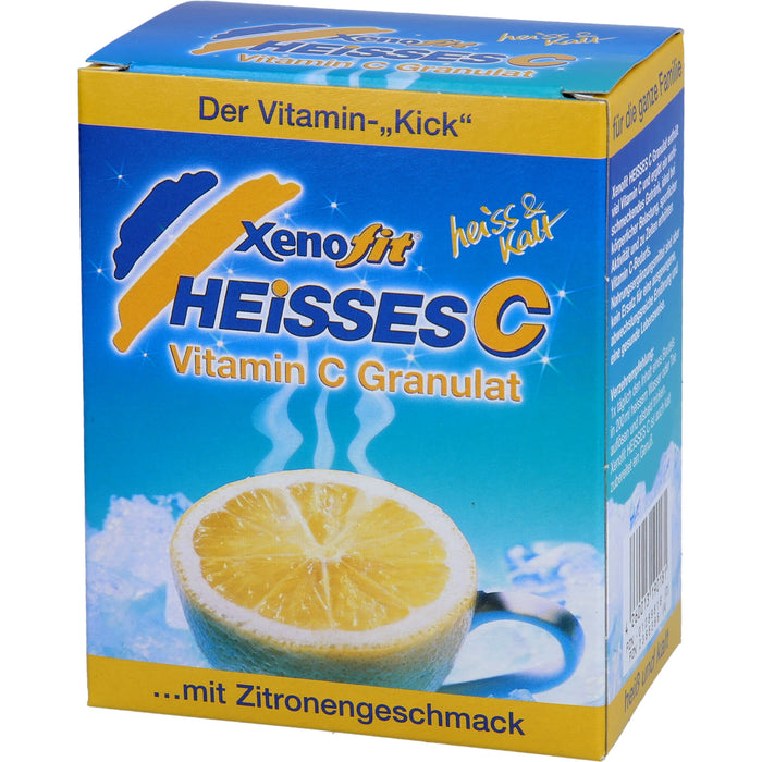 Xenofit Heißes C Vitamin C Granulat mit Zitronengeschmack, 10 pcs. Sachets