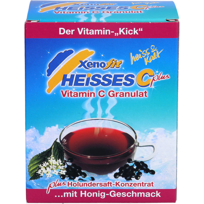 Xenofit Heißes C Vitamin C plus Holunder-Extrakt Granulat mit Honiggeschmack, 10 pcs. Sachets